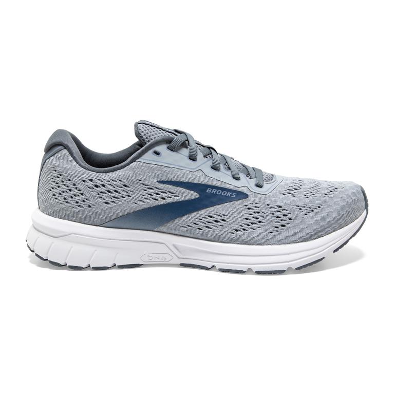 Brooks ANTHEM 4 Neutral Road Running Shoes Mens Outlet - Quarry/Grey/Dark Blue (ILD082691)